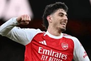 命运多舛！阿森纳中锋哈弗茨肌肉伤势无缘北伦敦德比 过去一年两度重伤困扰